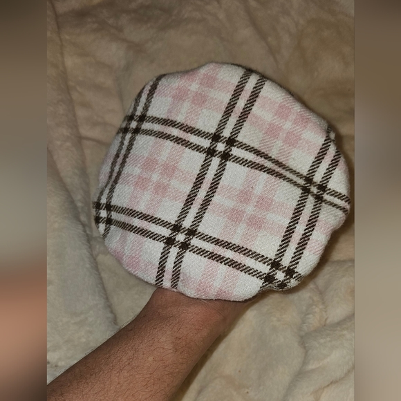 Janie and Jack baby girl Brown top w/ pink/ brown flat cap 6/12mos - Picture 3 of 8